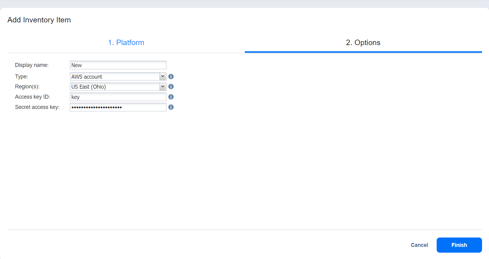 Adding Amazon EC2 Accounts