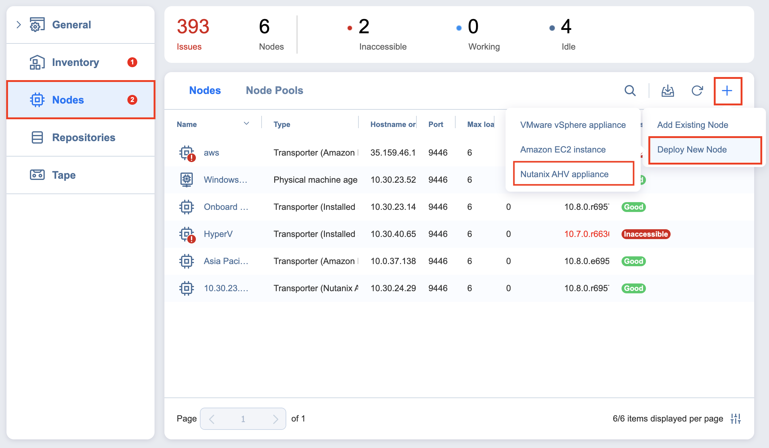 Deploying Transporter as Nutanix AHV Appliance