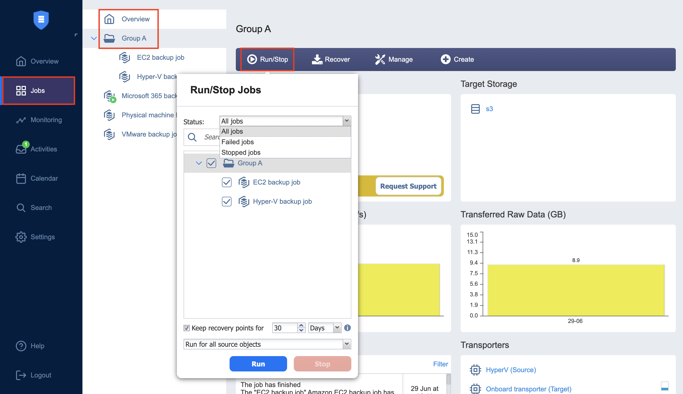 Running Jobs on Demand