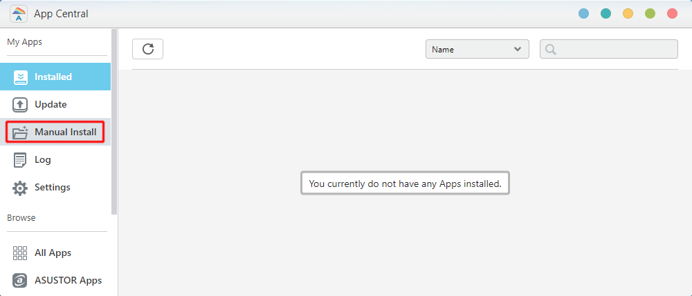 Installing on ASUSTOR NAS Manually