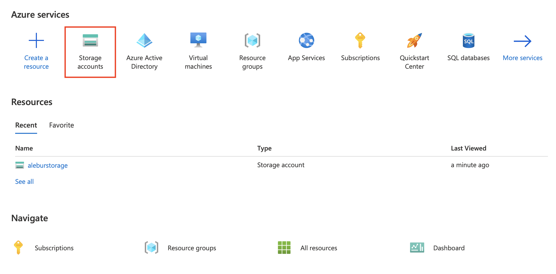 Adding Microsoft Azure Storage Accounts