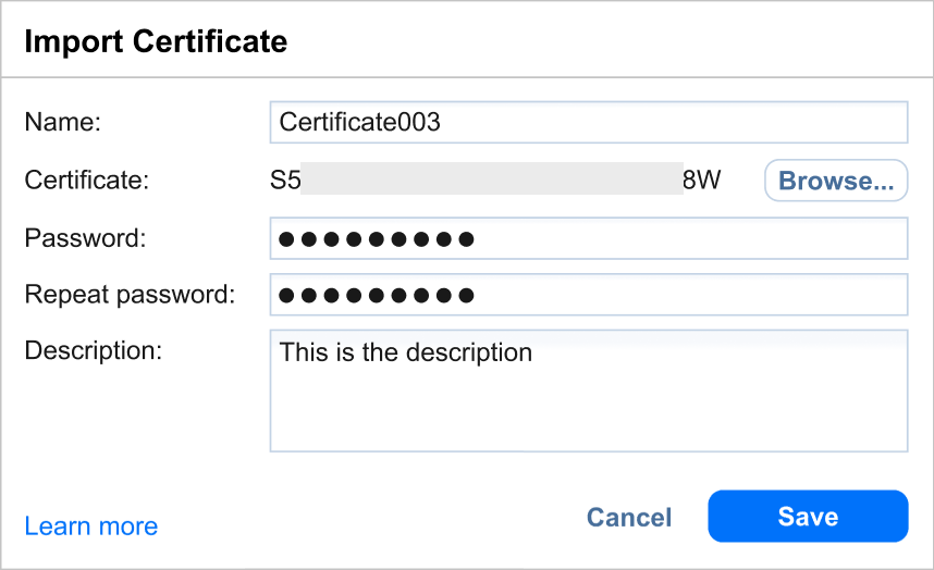 Managing Certificates